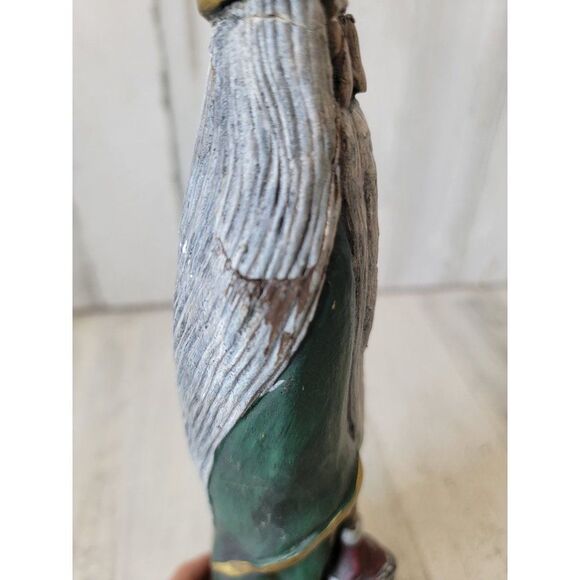 Folkart Santa Claus rustic Xmas Decor figure three kings man - Picture 7 of 15